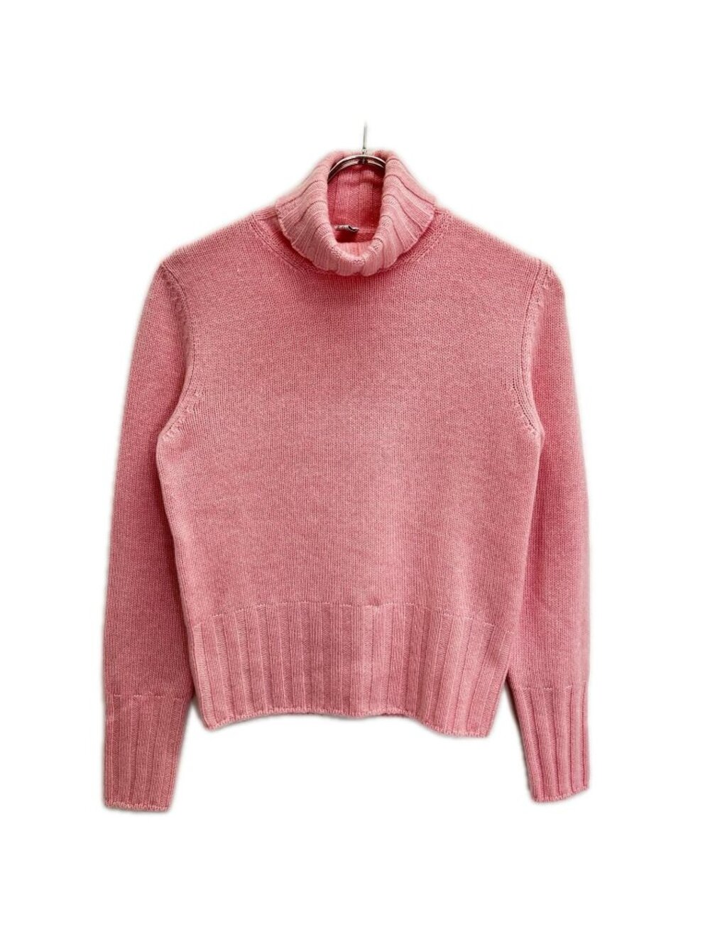 Brunello Cucinelli Pink Cashmere 100% Turtleneck Knit Sweater